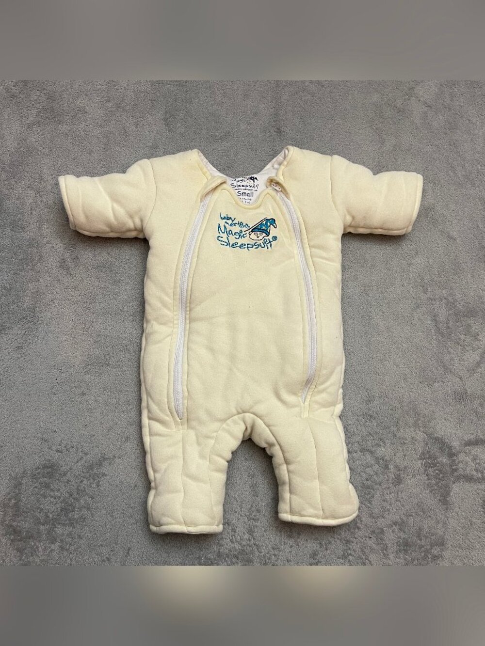 Baby Merlin's Magic Sleepsuit Yellow Small 3-6 Months Sleep Sack Swaddle Suit